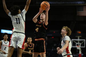 University unable to overcome fast start by Spring Mills in 64-55 defeat in Class AAAA quarterfinals